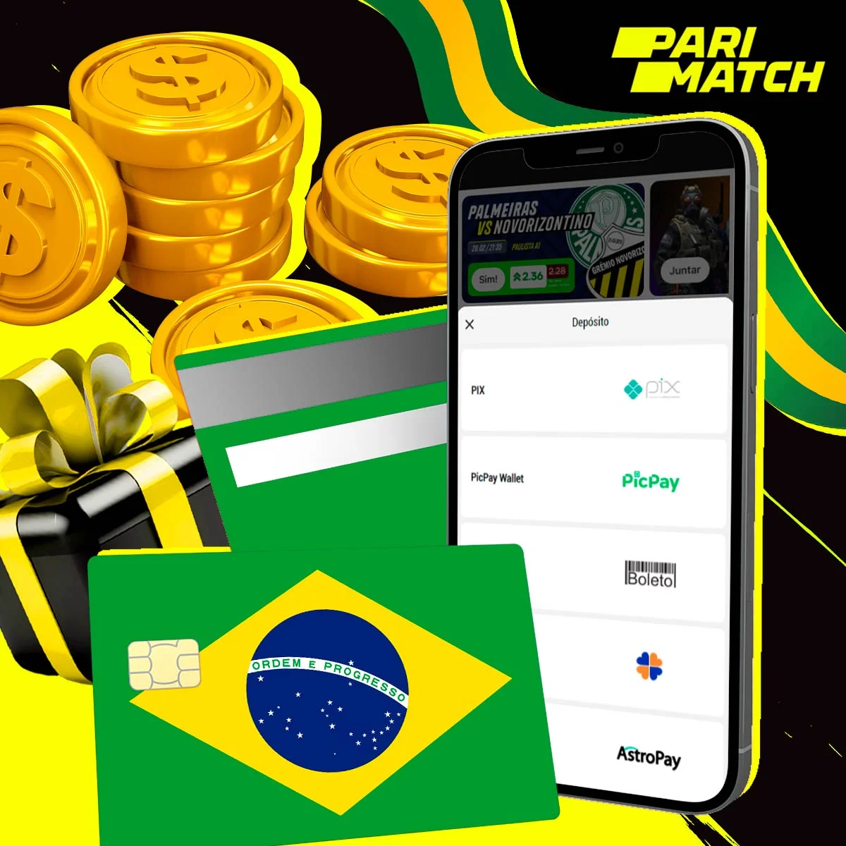 Como efetuar o seu primeiro depósito na sua conta Parimatch Brasil